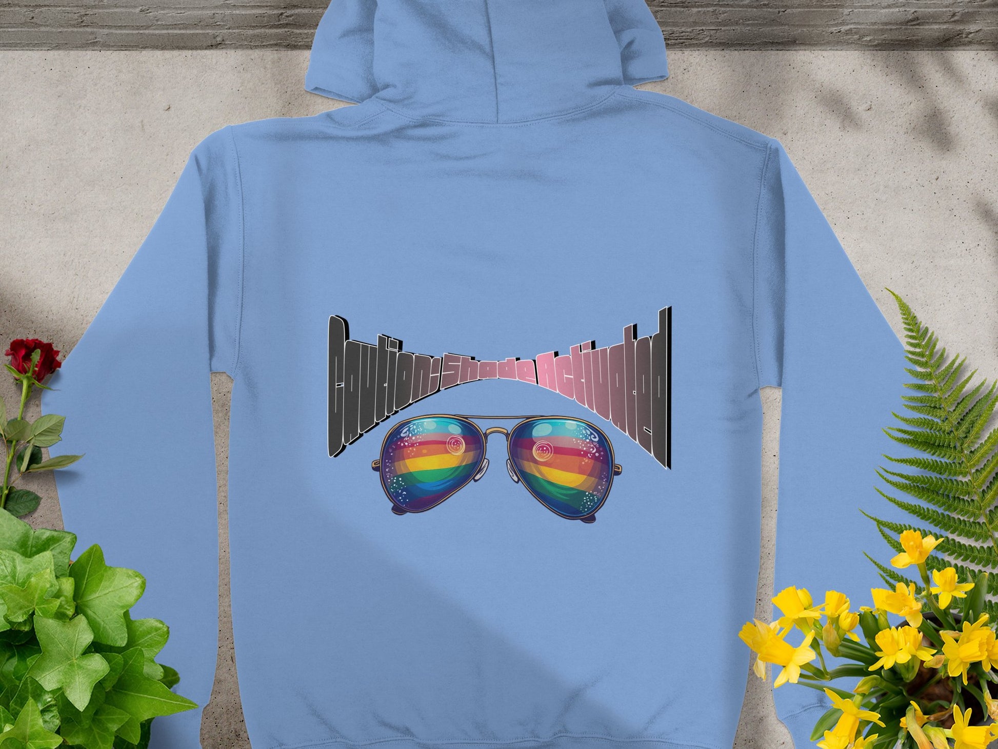 Stylish Rainbow Sunglasses Graphics Hoodie product