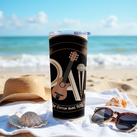 Personalized Musical Instruments Travel Tumbler product