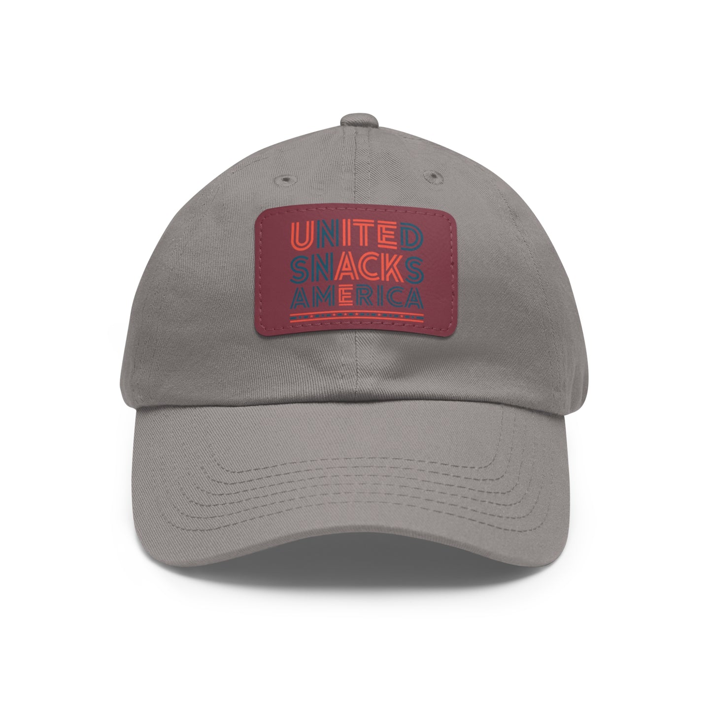Trendy Dad Hat with Leather Patch - United Snacks America