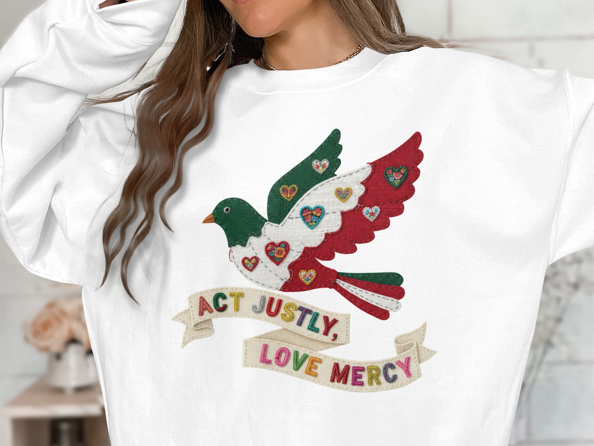 Act Justly Love Mercy Graphic Sweatshirt product