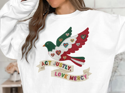 Act Justly Love Mercy Graphic Sweatshirt product
