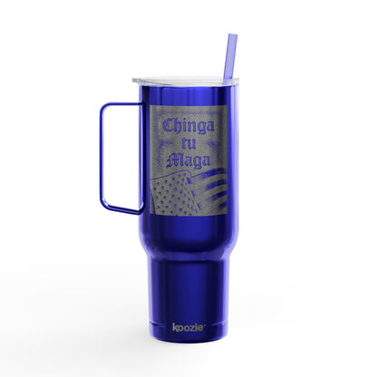 Chinga Tu Maga etched tumbler with straw product type