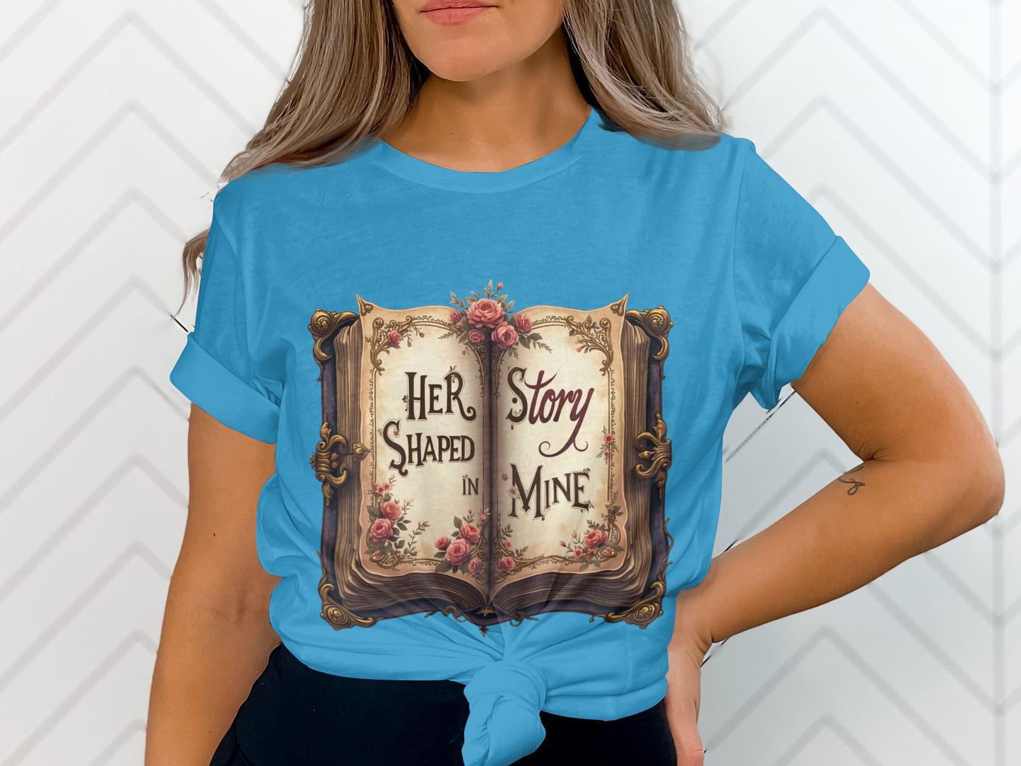Her Story Shaped in Mine Graphic Tee product type