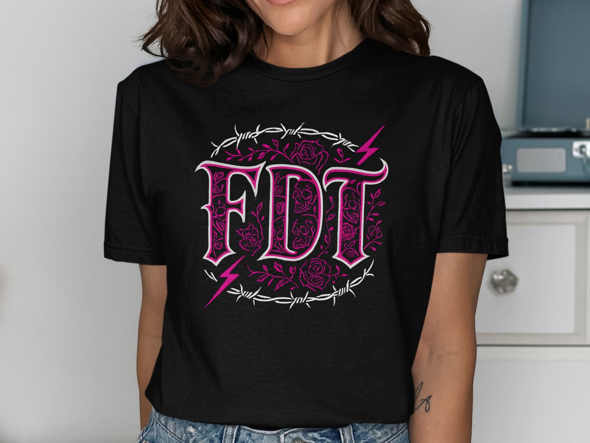 FDT Graphic Tee Featuring Unique Artistic Design product type