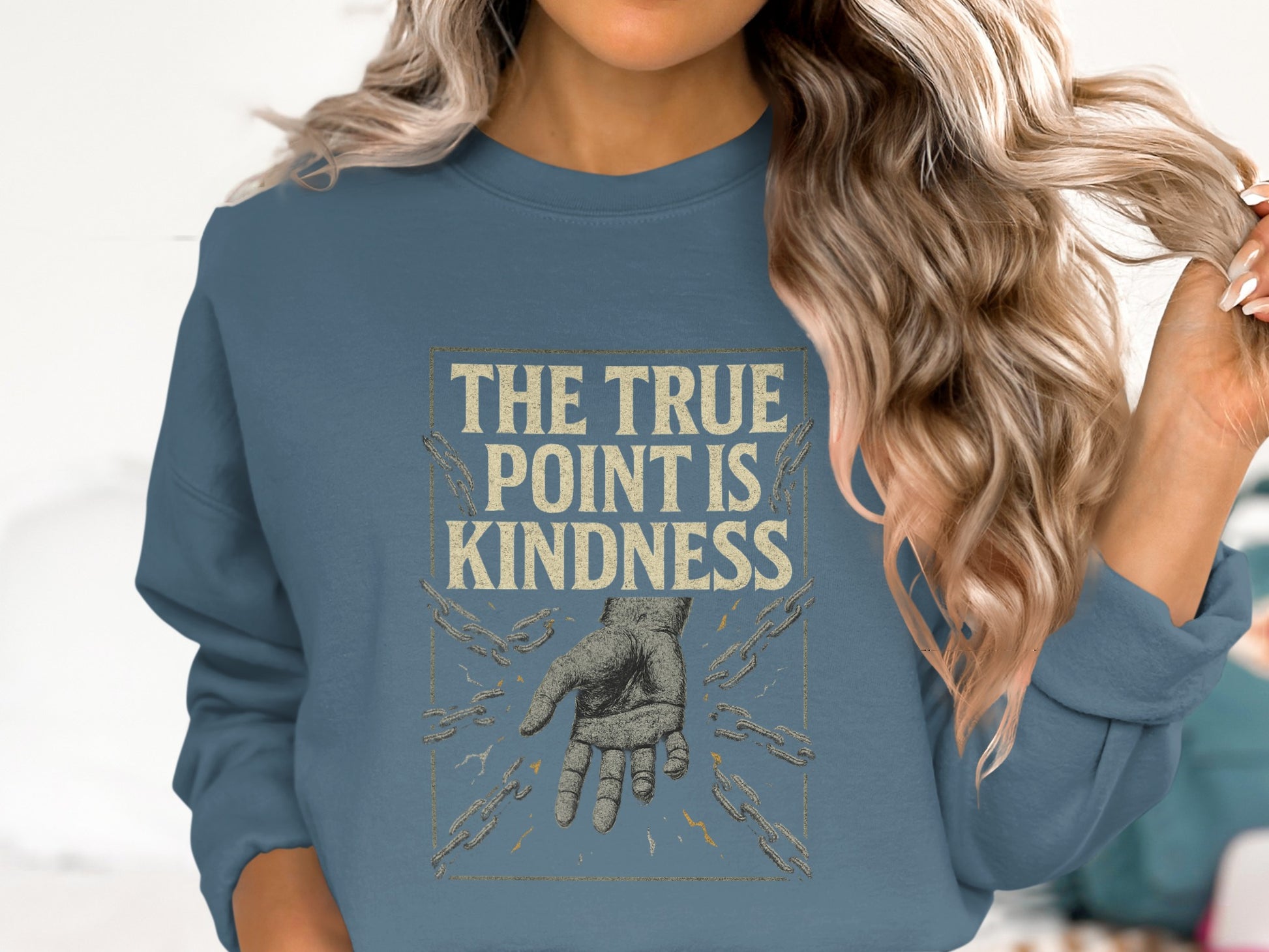 The True Point Is Kindness Graphic Shirt product