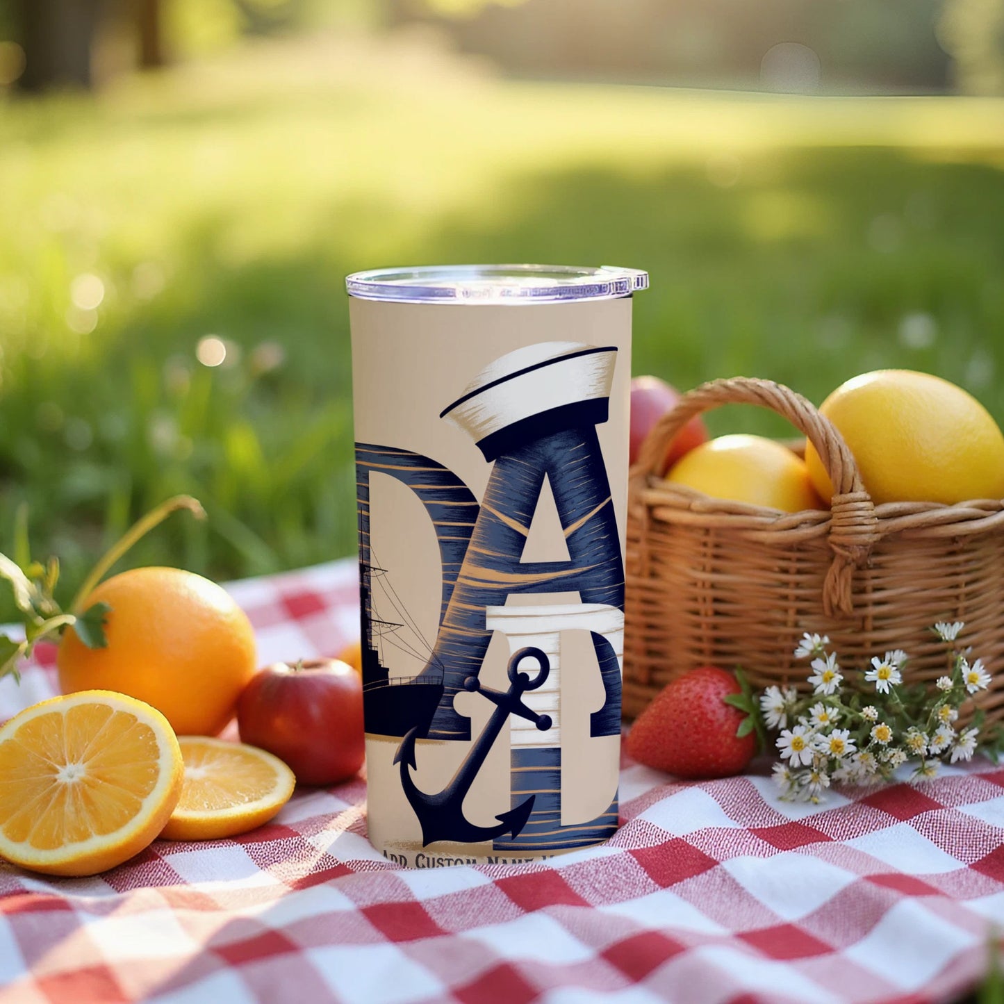 Dad Anchor Design Insulated Travel Tumbler product