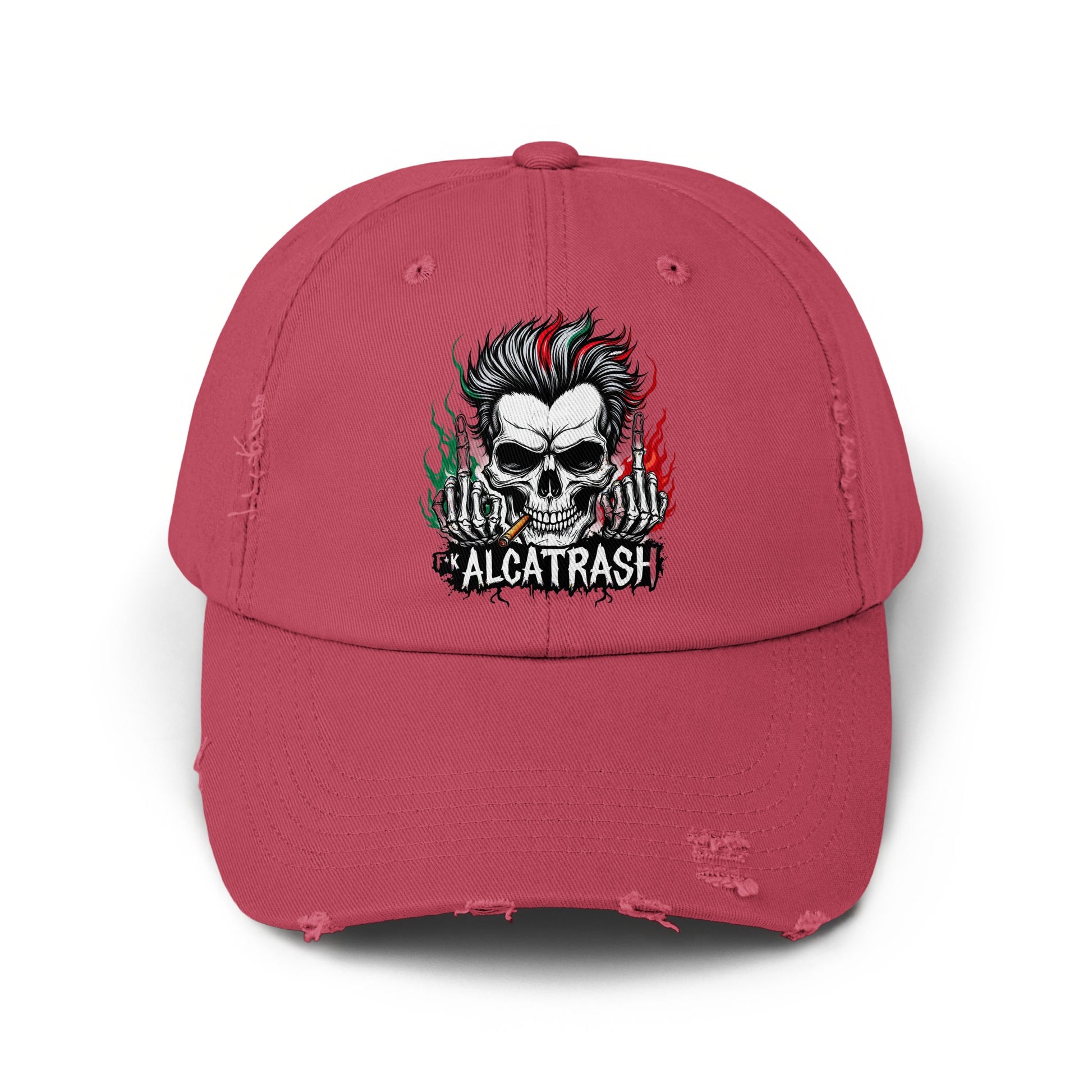 Skull with Spikes Alcatrash Graphic Hat product