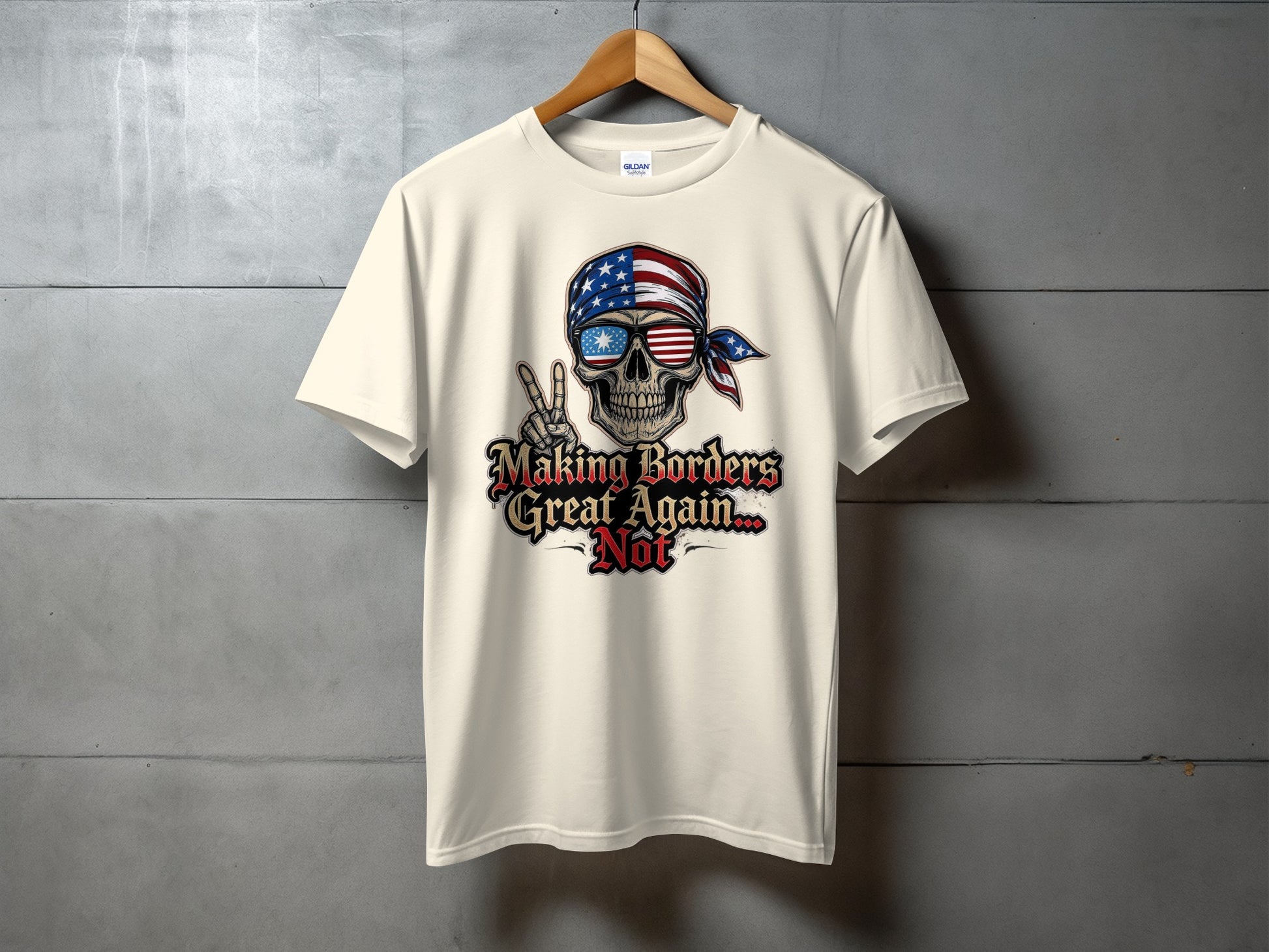Making Borders Great Again Not Graphic T-shirt product type