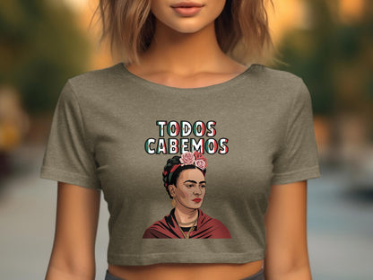 Todos Cabemos Graphic Print Crop Top product