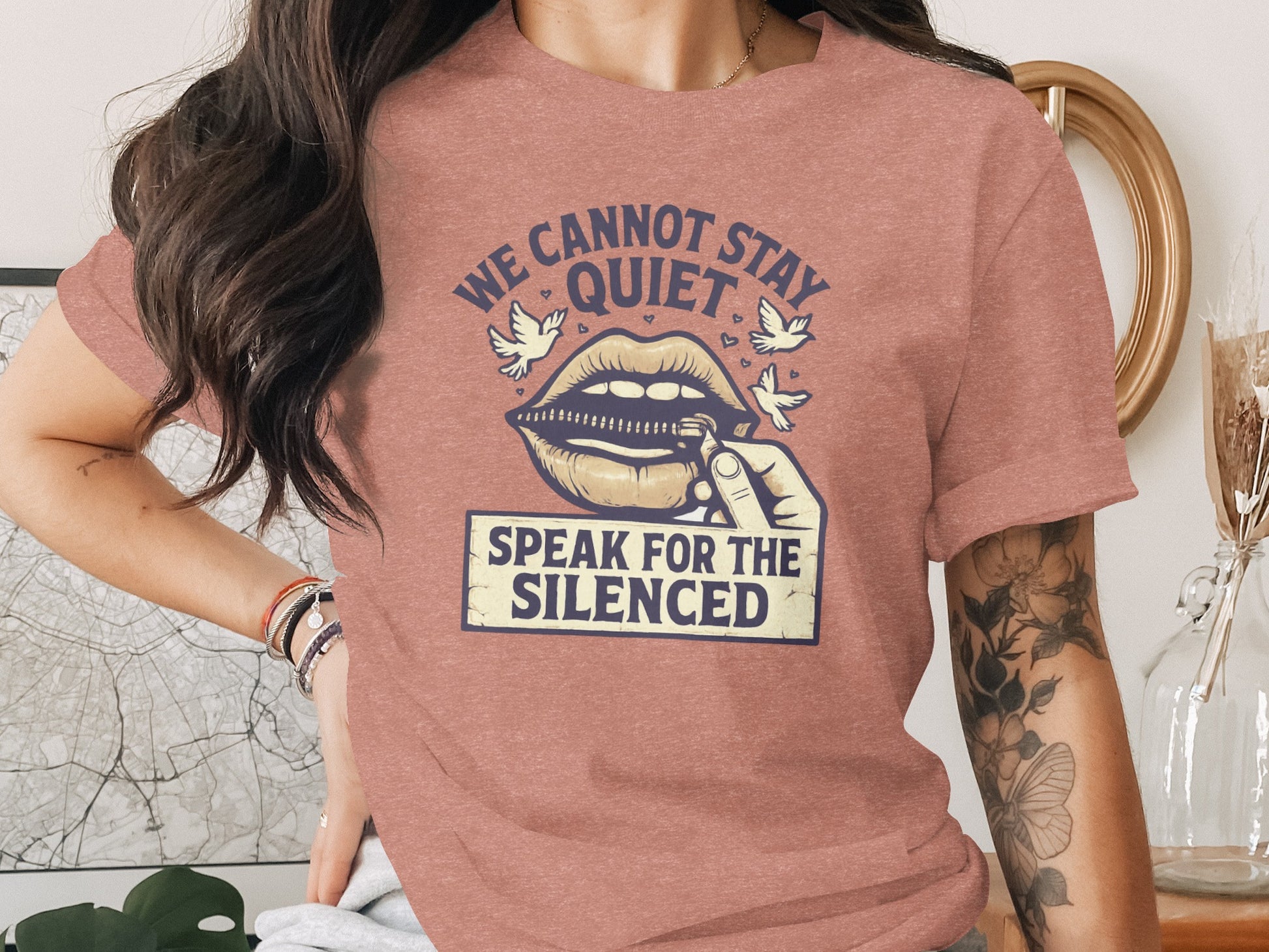 We Cannot Stay Quiet Speak For The Silenced shirt product