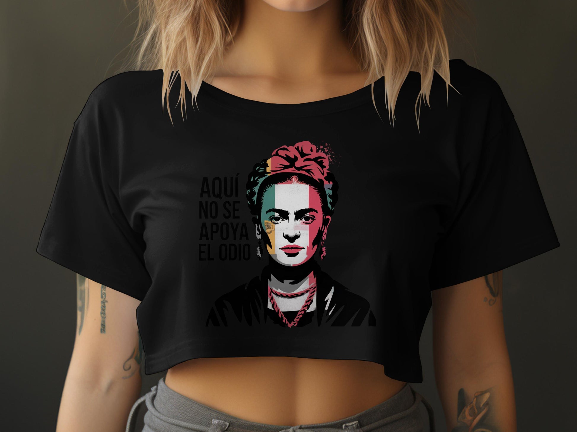 Aquí no se apoya el odio crop top product