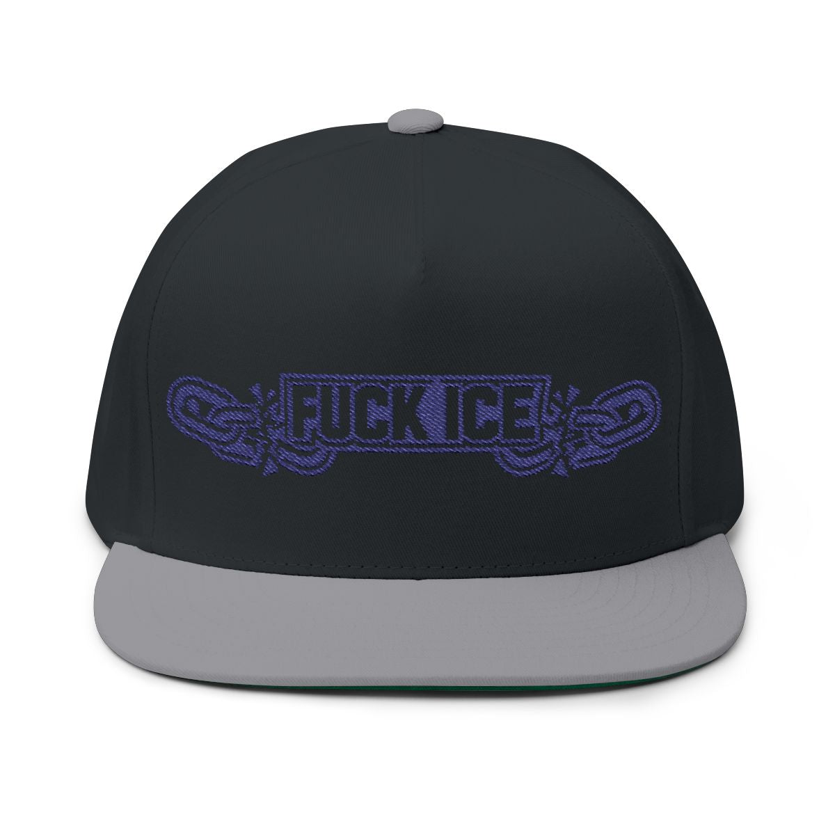 Embroidered Fuck ICE Snapback Hat for Bold Statements