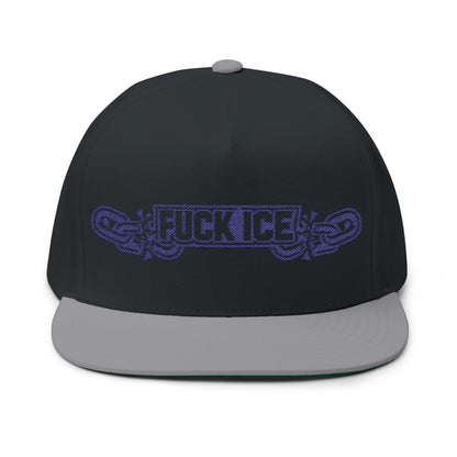 Embroidered Fuck ICE Snapback Hat for Bold Statements