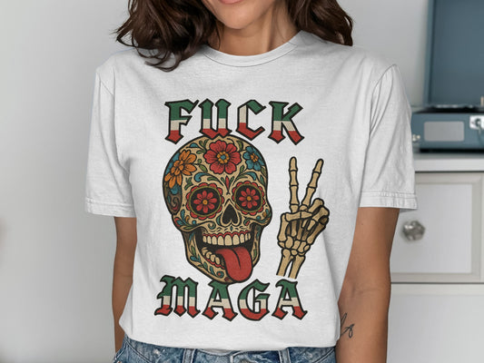 Unique Fuck MAGA Graphic T-Shirt product