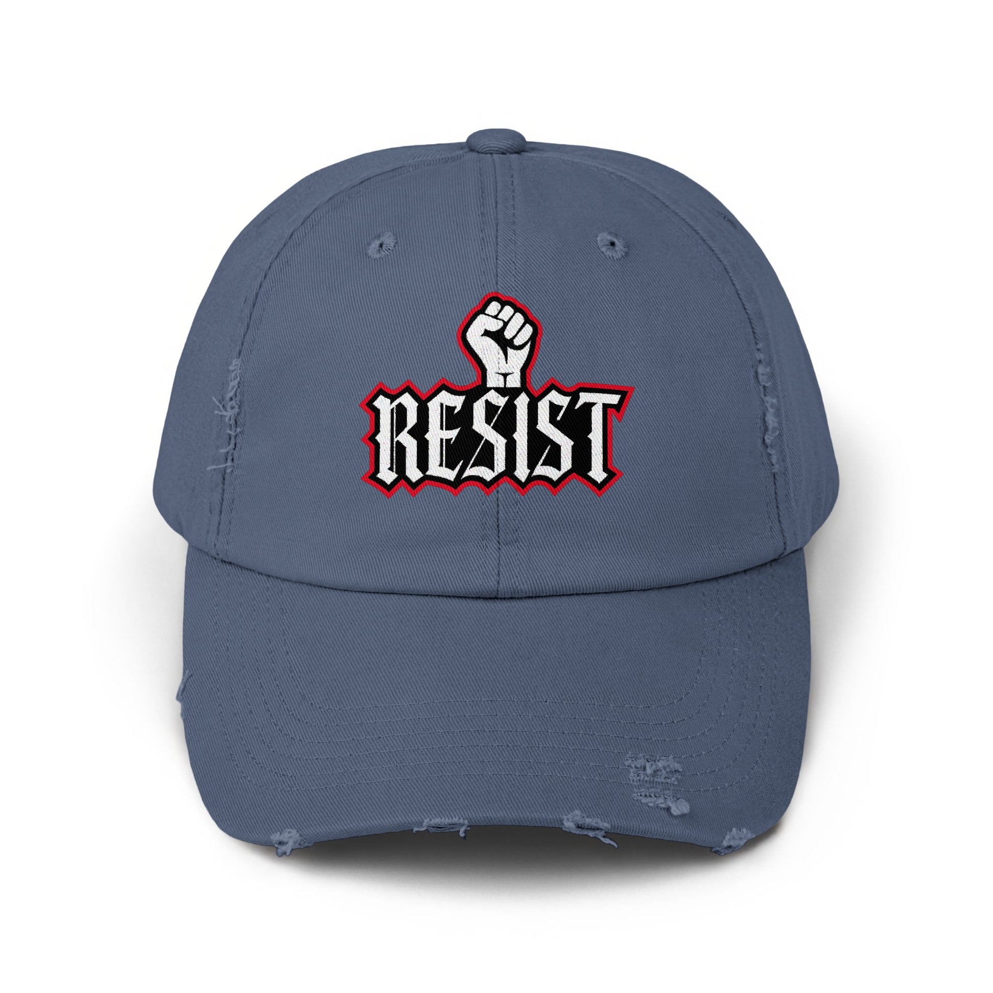 Resist Graphic Statement Distressed Style Hat product type