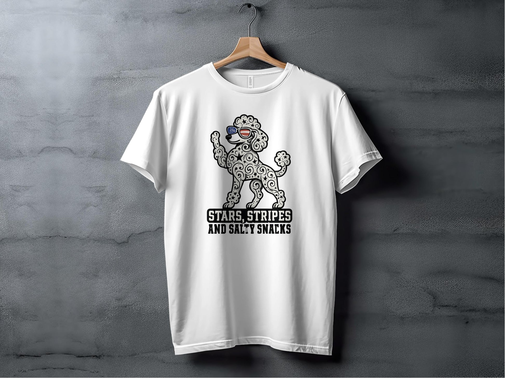 Stars Stripes and Salty Snacks Graphic T-shirt product type
