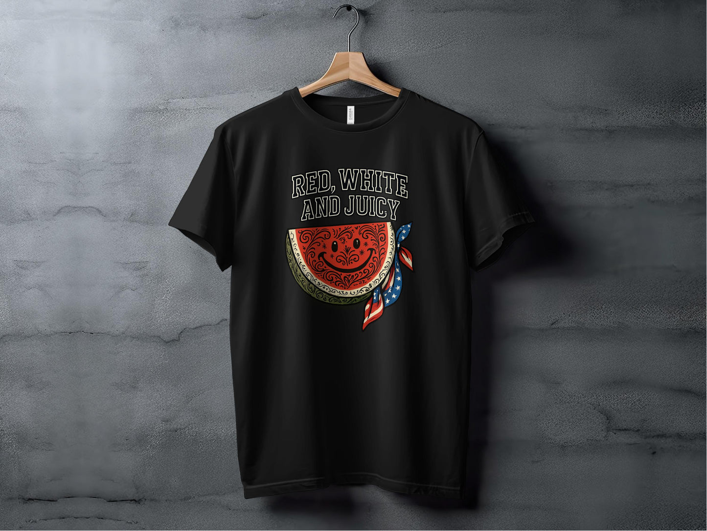 Red White and Juicy Watermelon T-shirt product