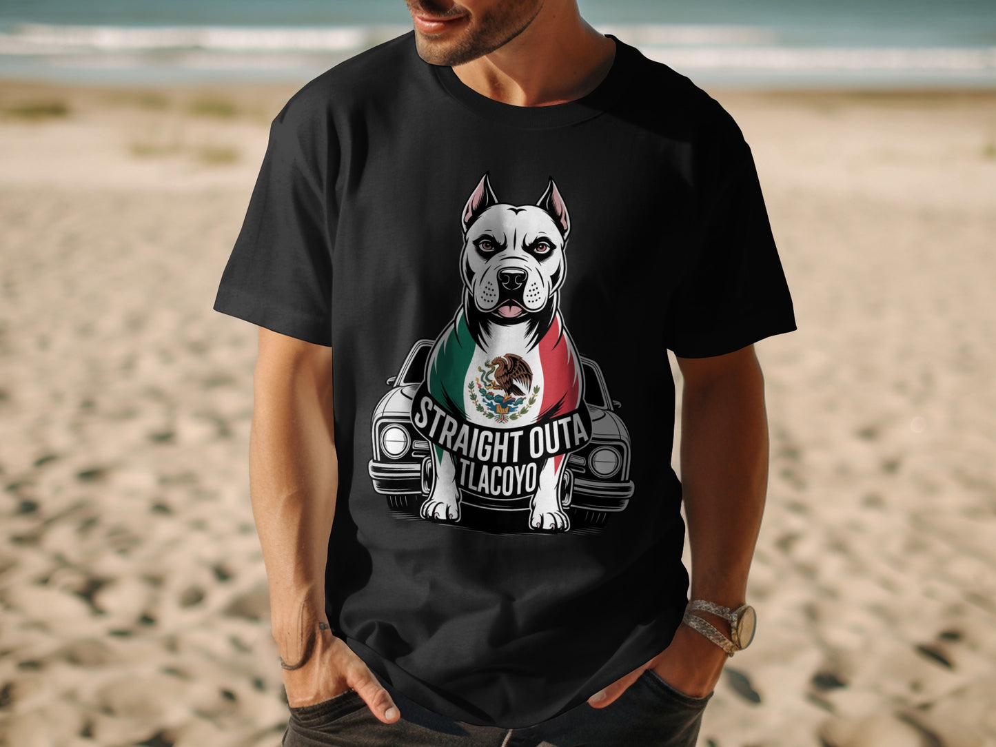 Straight Outta Tlacoyo Dog Graphic T-Shirt product type