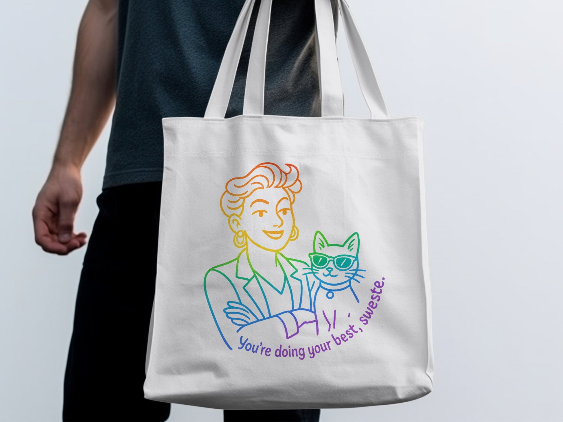 You're Doing Your Best Sweetie Tote Bag product