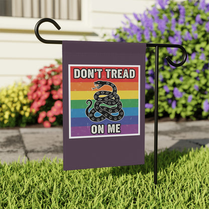 Don't Tread On Me Rainbow Garden Flag product type