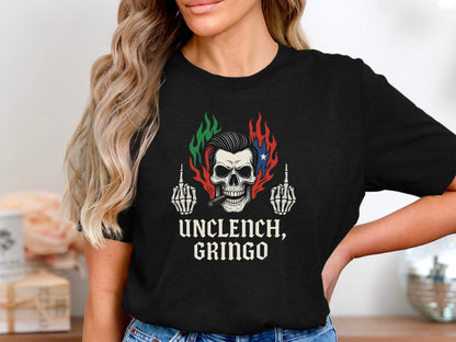 Unclench Gringo Graphic Print Funny Casual Shirt product