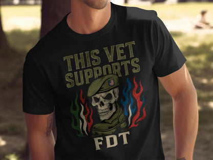 This Vet Supports FDT Graphic T-shirt product type