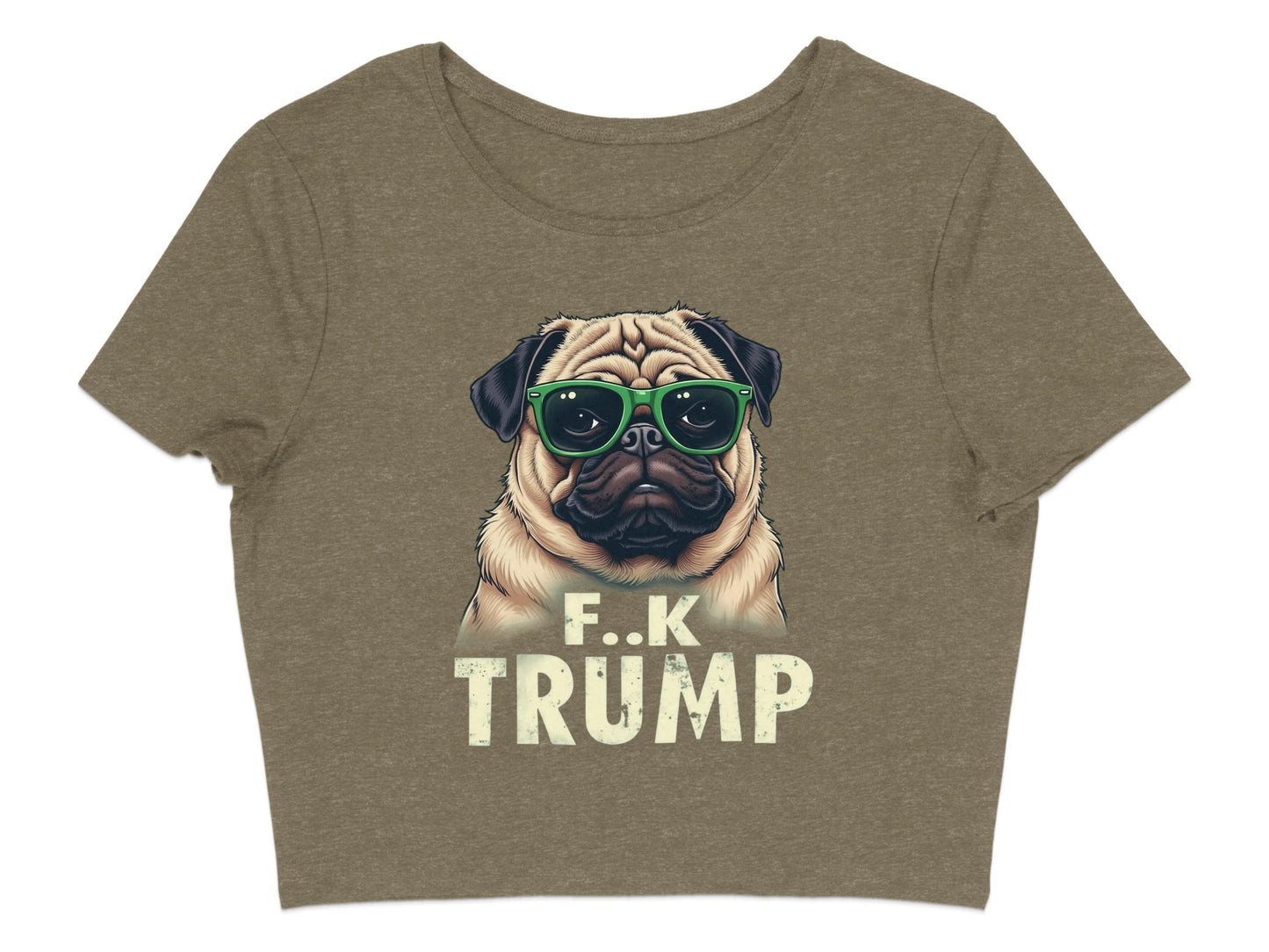 F.K Trump Pug Graphic Tee Shirt Apparel product type