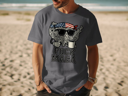 Patriotic Styled Fuck MAGA Graphic T-shirt product type