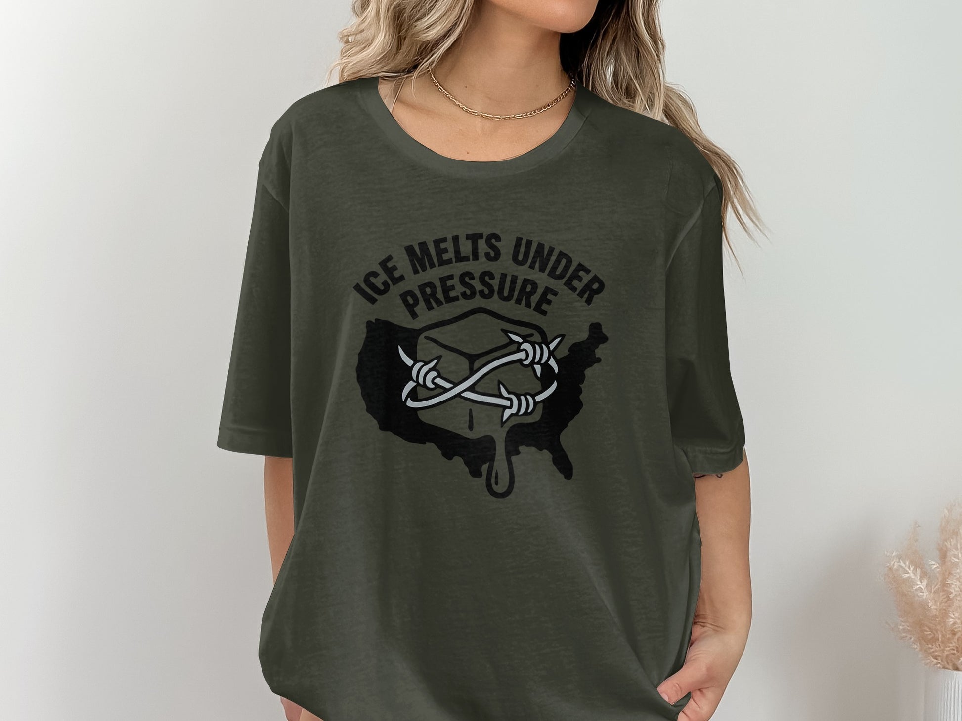 Ice Melts Under Pressure Graphic T-shirt product type