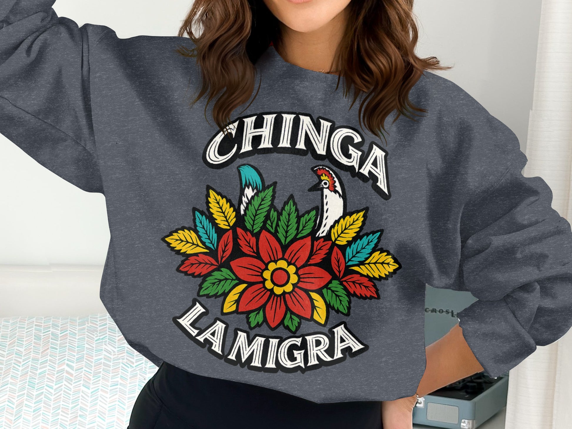 Colorful Chinga Lamigra Graphic Sweatshirt product