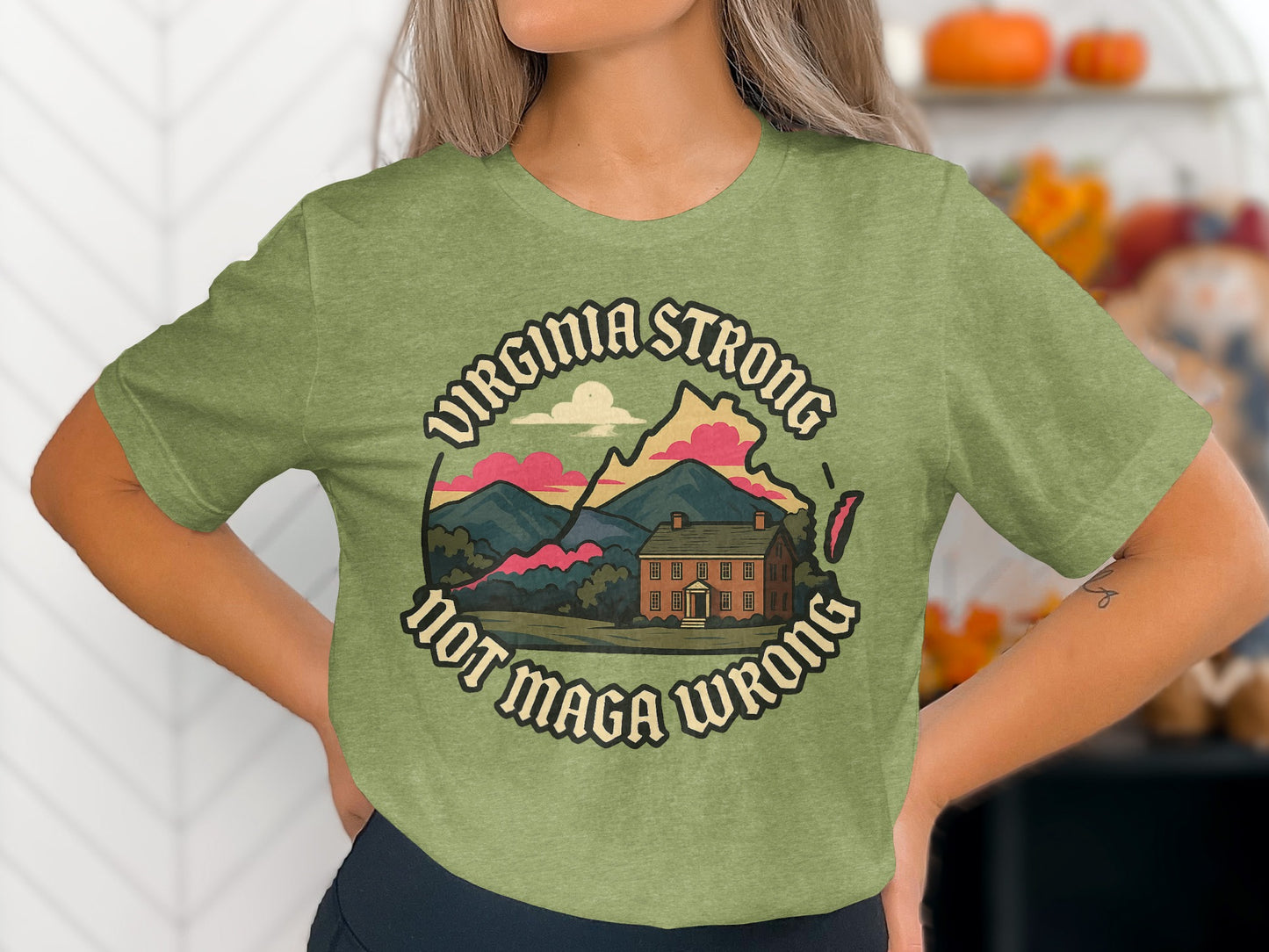 Virginia Strong Not Maga Wrong T-shirt product type