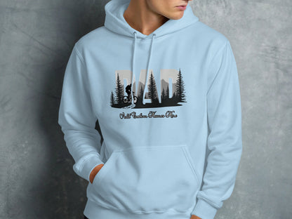 Nature Inspired Hoodie with Cycling Design product type