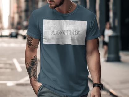 Abolish ICE Graphic Tee for Men Streetwear Fashion
