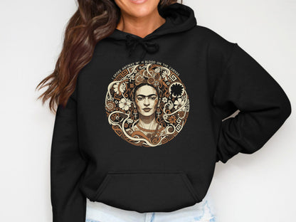Frida Kahlo I Spoke Anyway With Blood On Canvas Hoodies