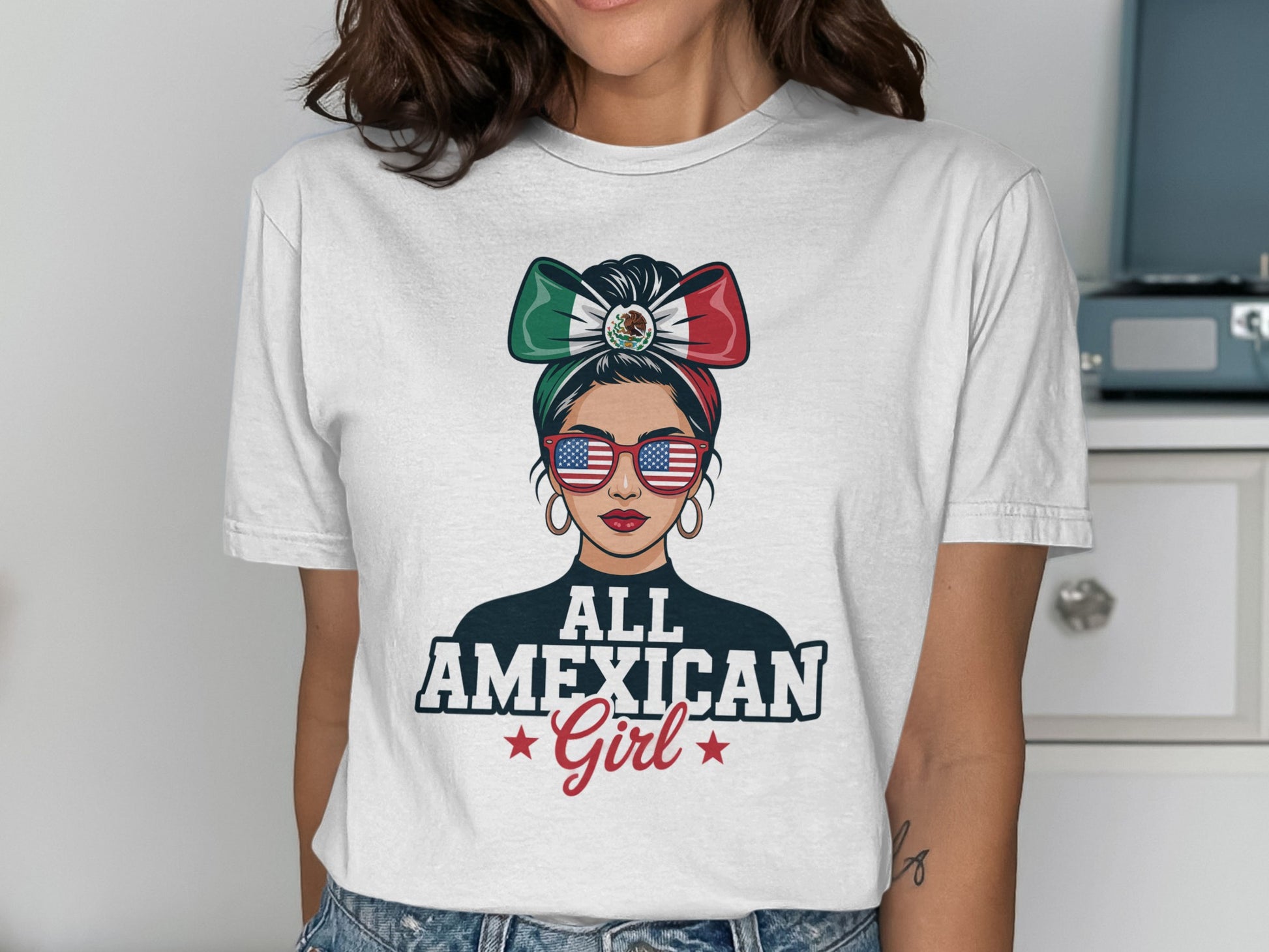 All Amexican Girl Graphic Print T-Shirt product type