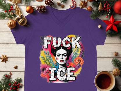Trendy Frida Kahlo Graphic Tee with Bold Text