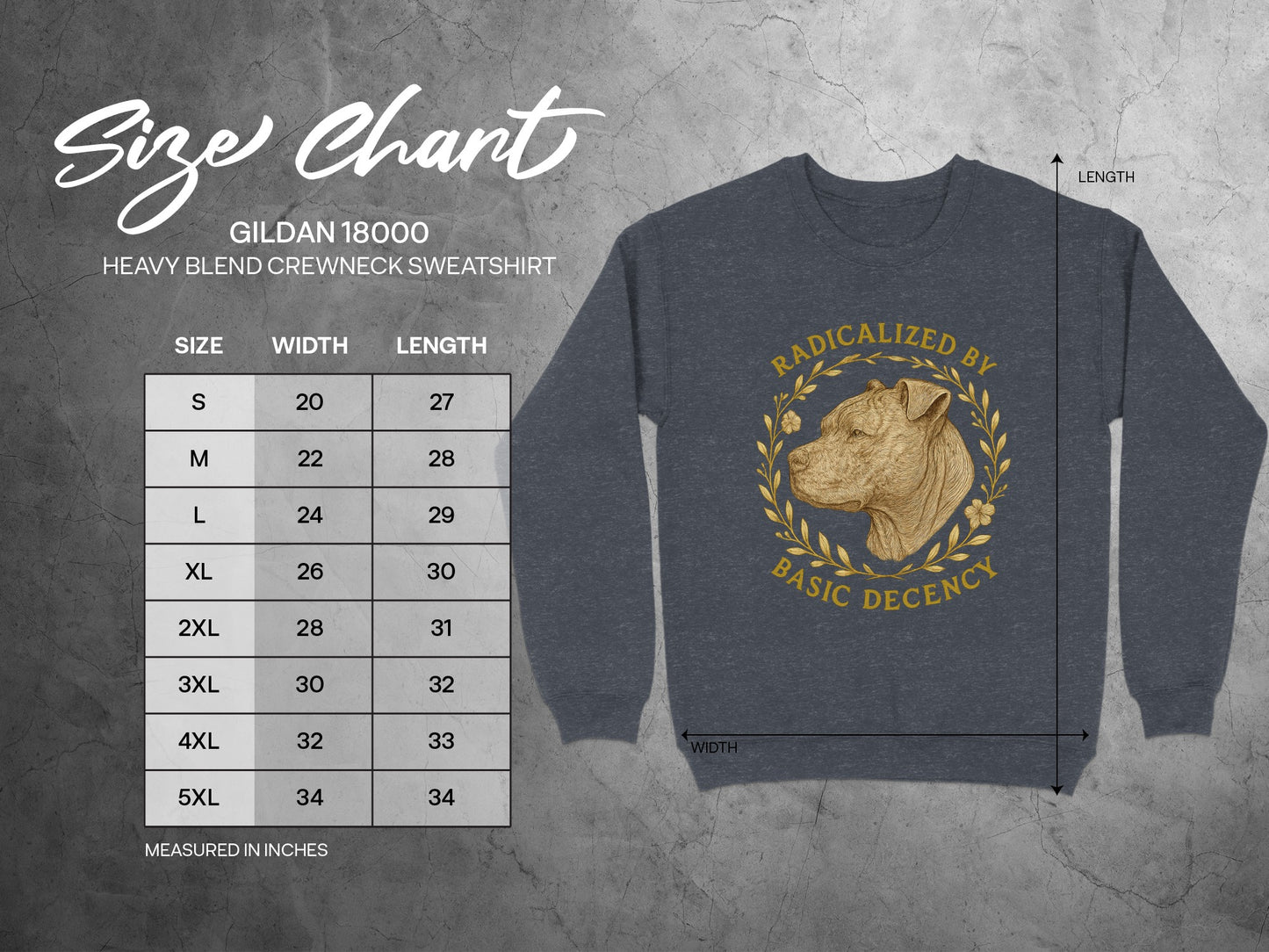 Radicalized by Basic Decency Graphic Sweatshirt product