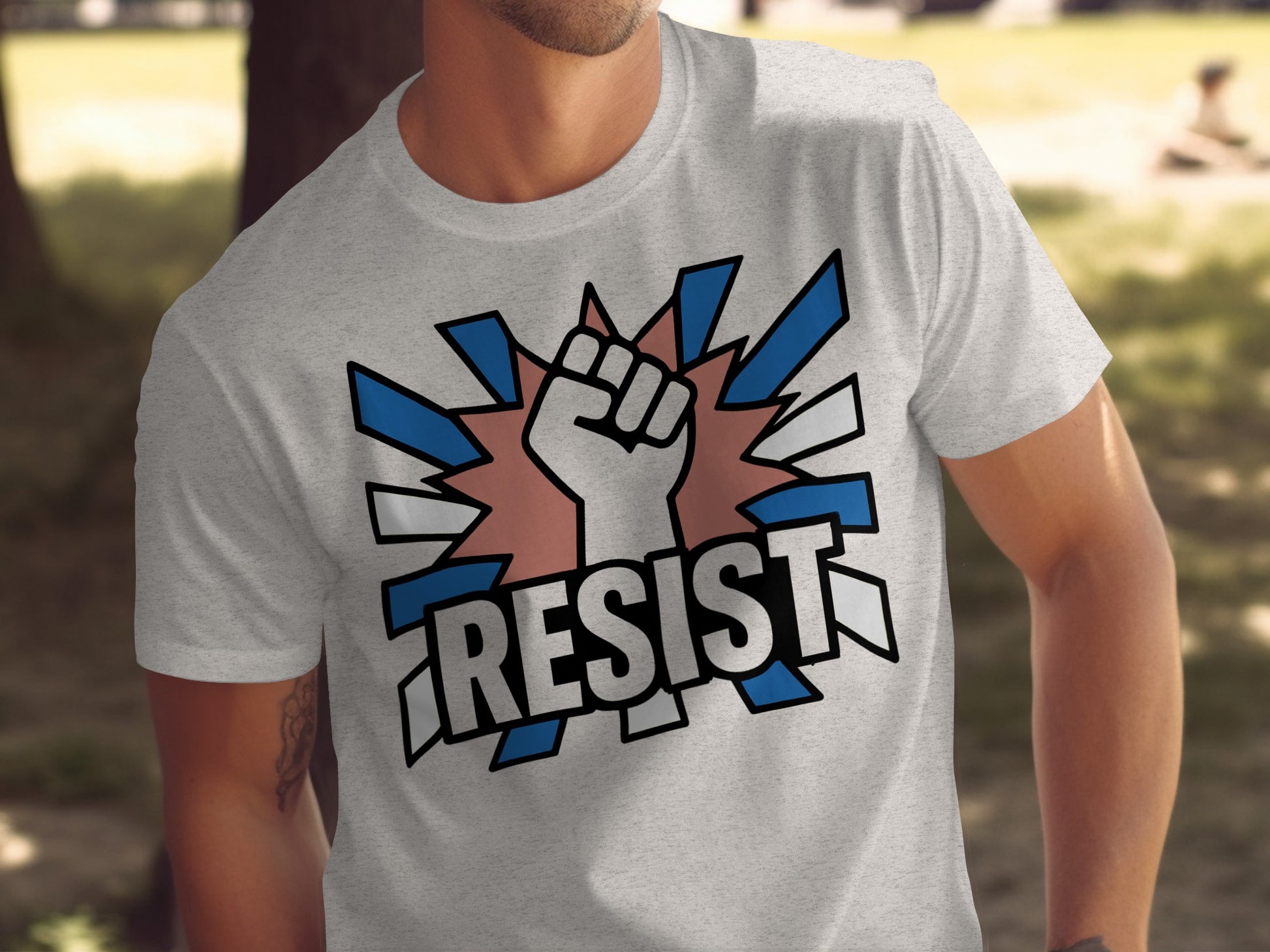 RESIST Graphic Tee Shirt Empowering Statement product