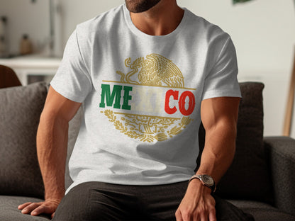 Mexican Flag Eagle Design T-shirt product type