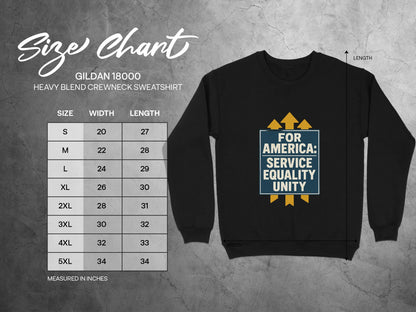 Service Equality Unity Crewneck Sweatshirt product