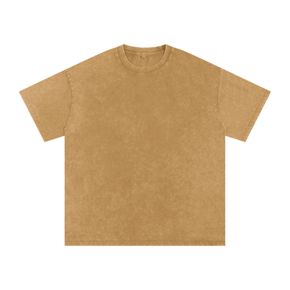 La migra me la pela Snow Washed Oversized Cotton T-Shirt