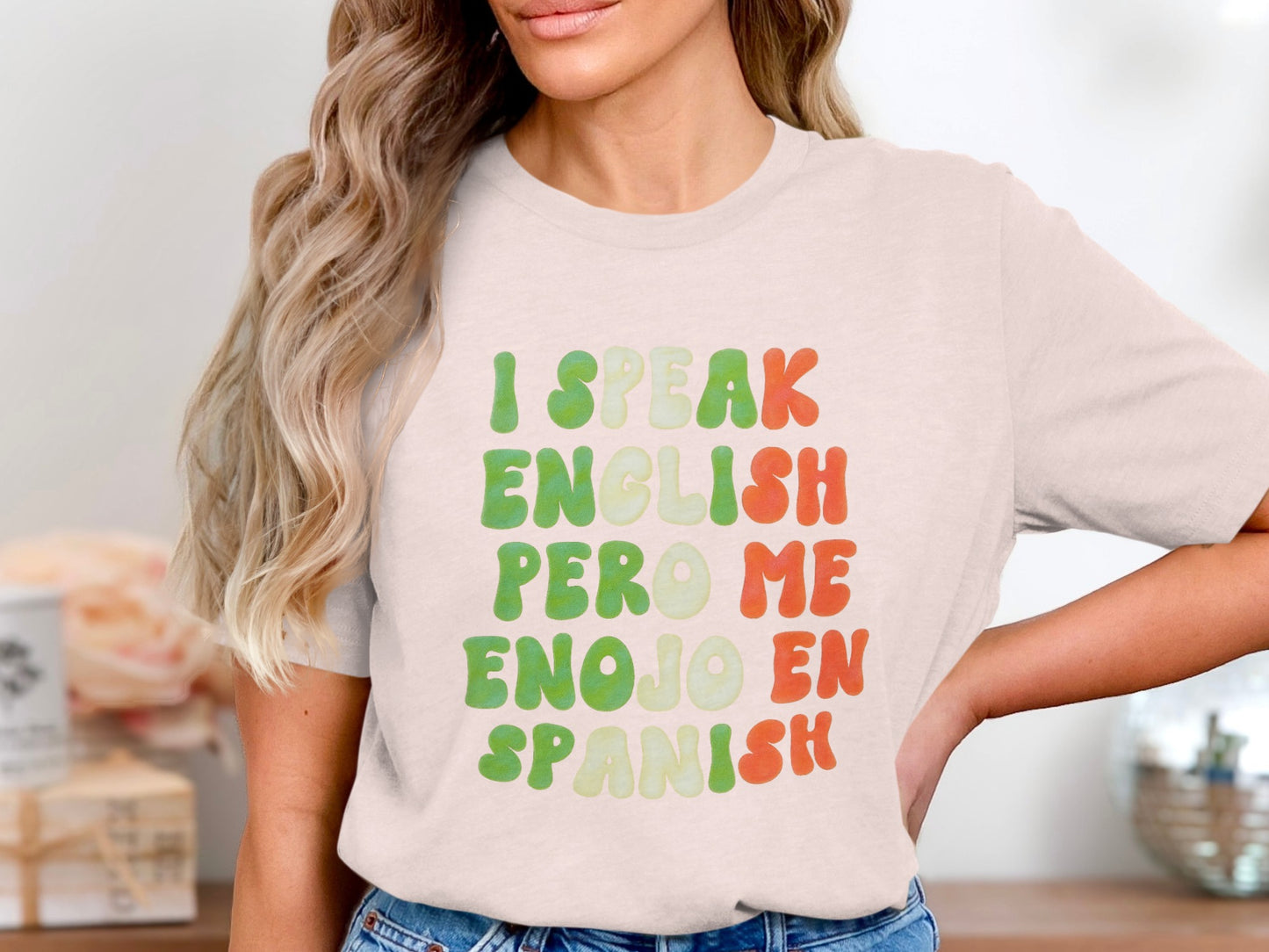 I Speak English Pero Me Enojo En Spanish T-Shirt product