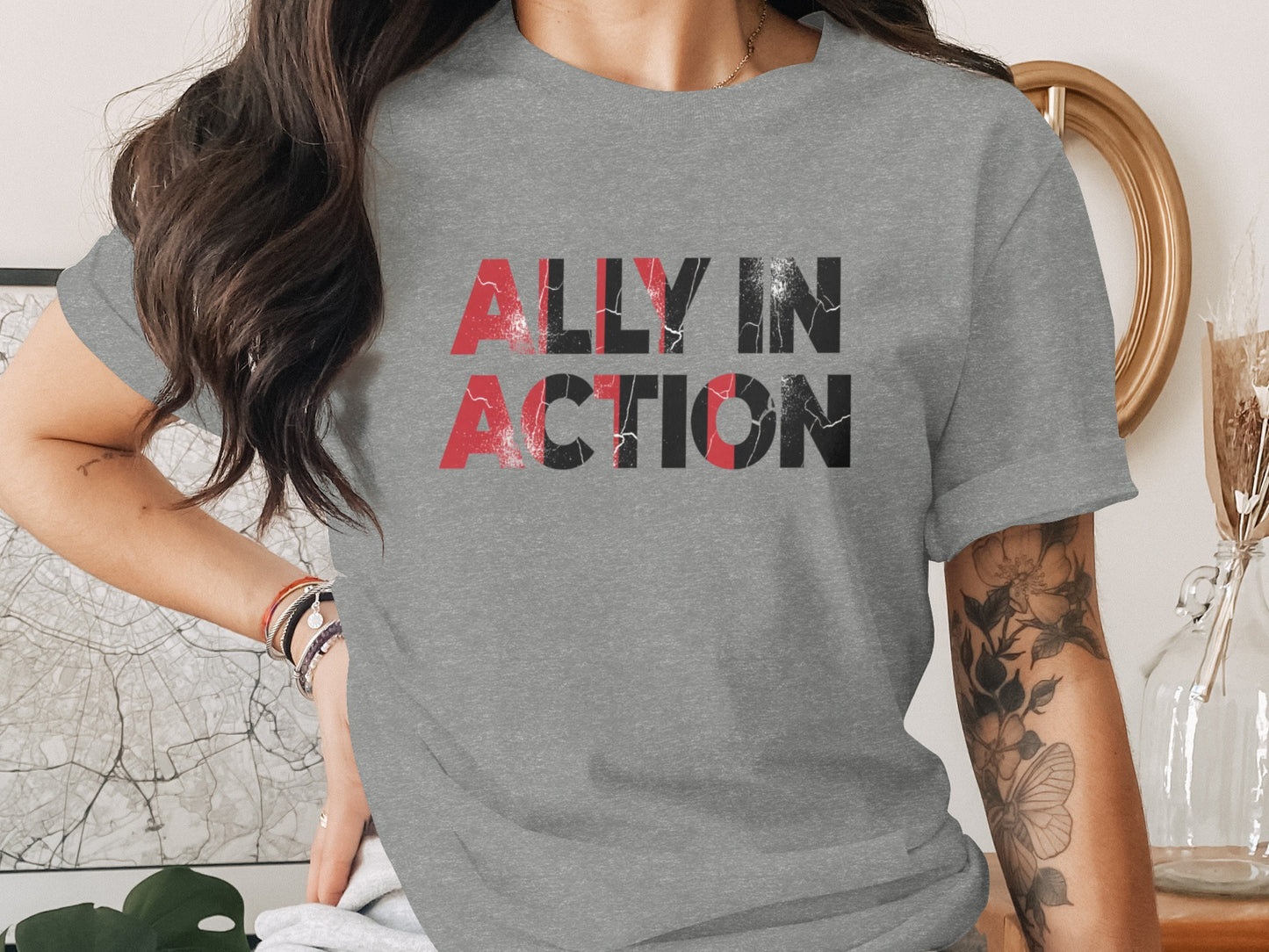 Ally in Action Graphic T-Shirt Product