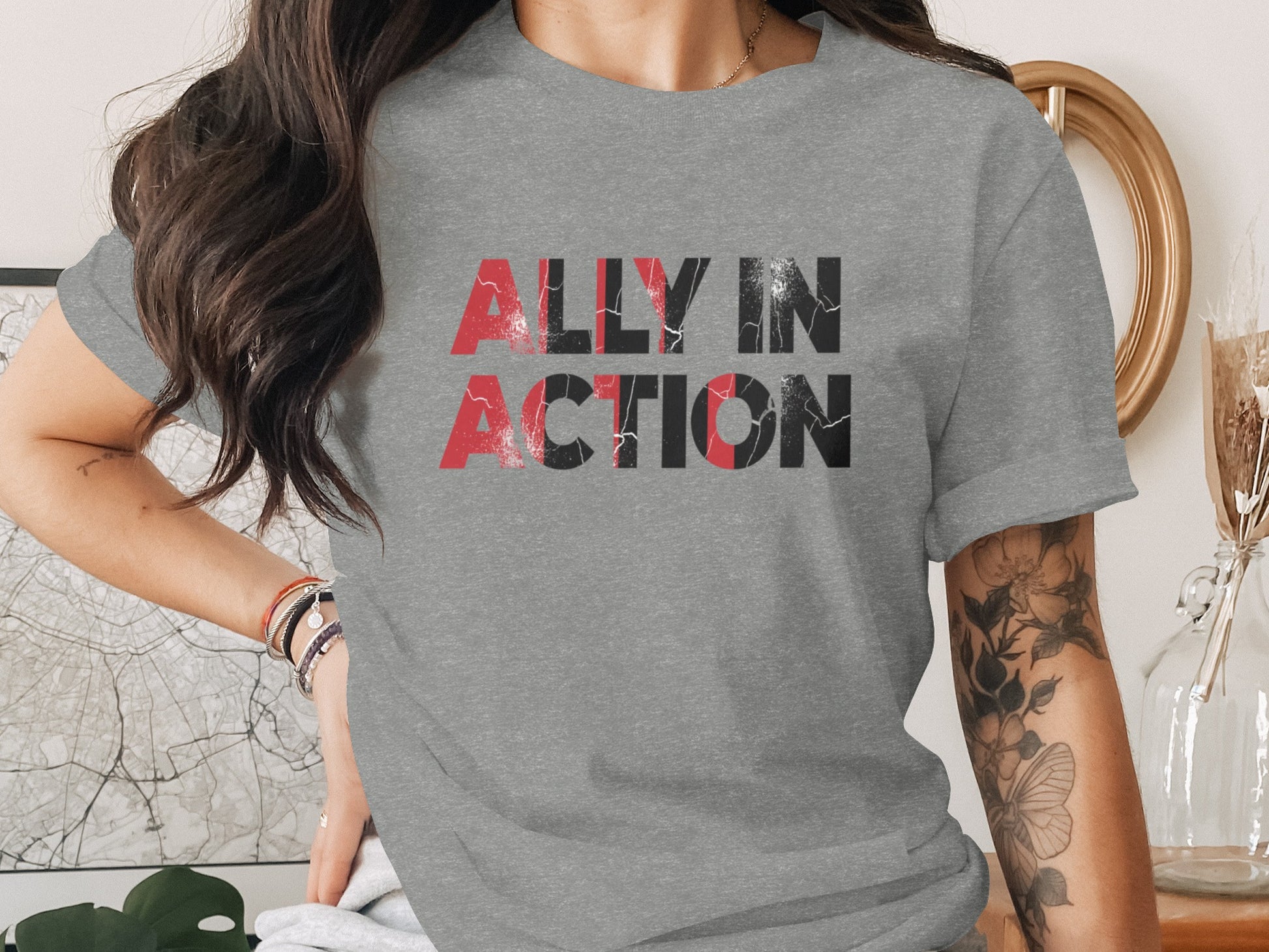 Ally in Action Graphic T-Shirt Product
