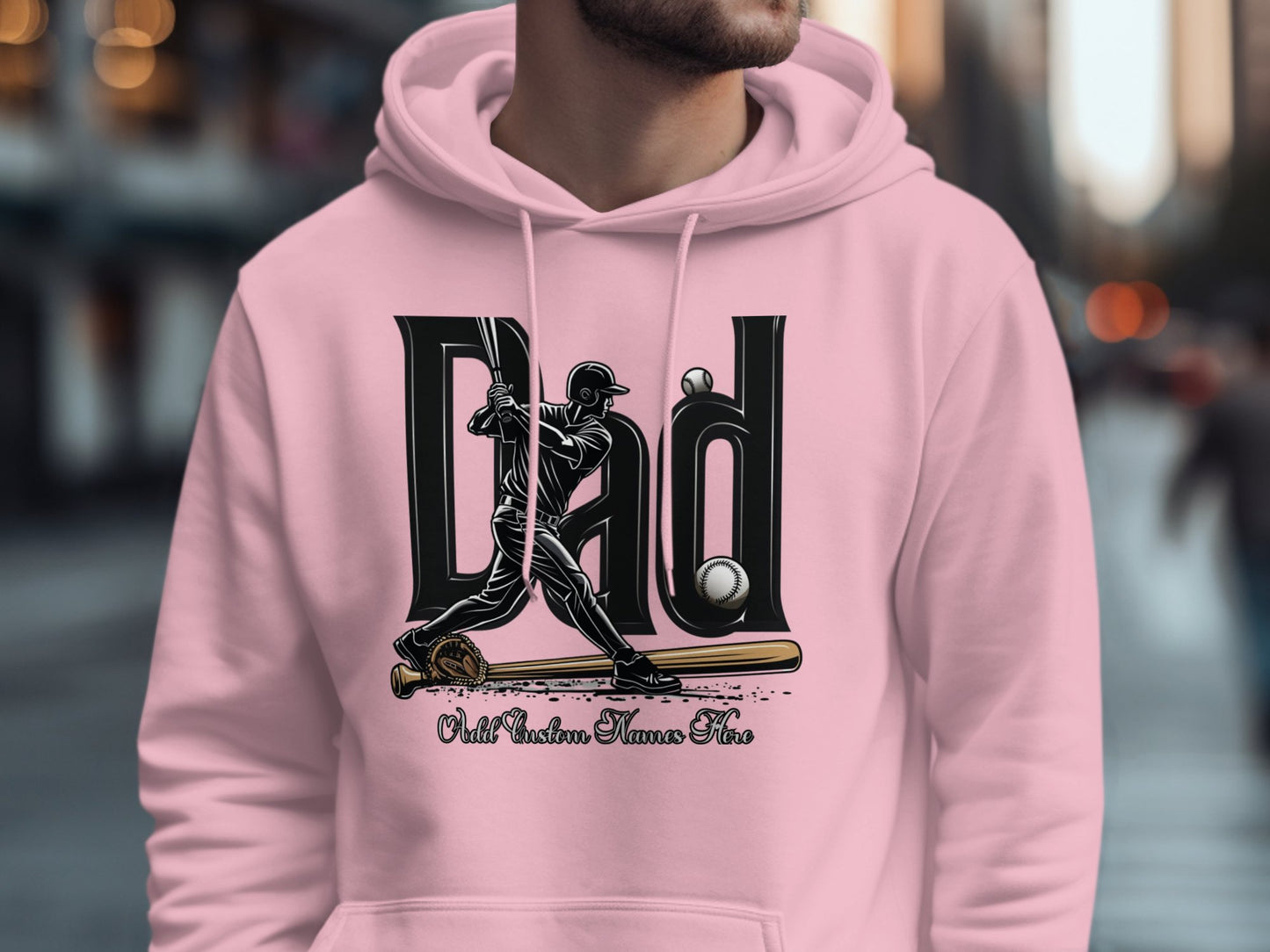 Dad Baseball Player Hoodie Perfect Gift Product