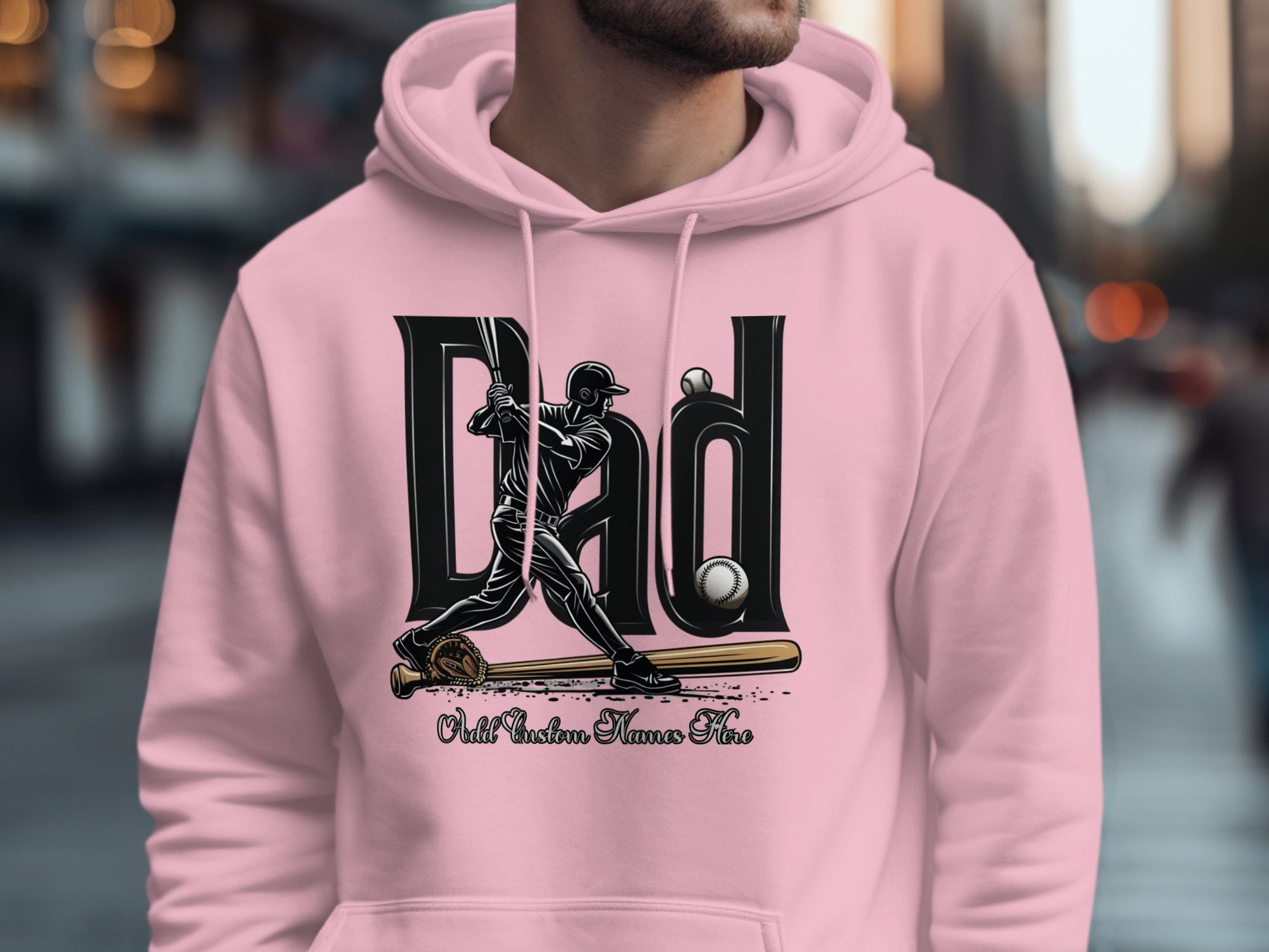 Dad Baseball Player Hoodie Perfect Gift Product