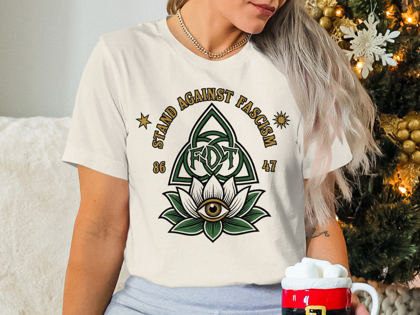 Stand Against Fascism Graphic Tee Product