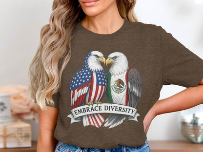 Embrace Diversity Bald Eagles Graphic T-Shirt product