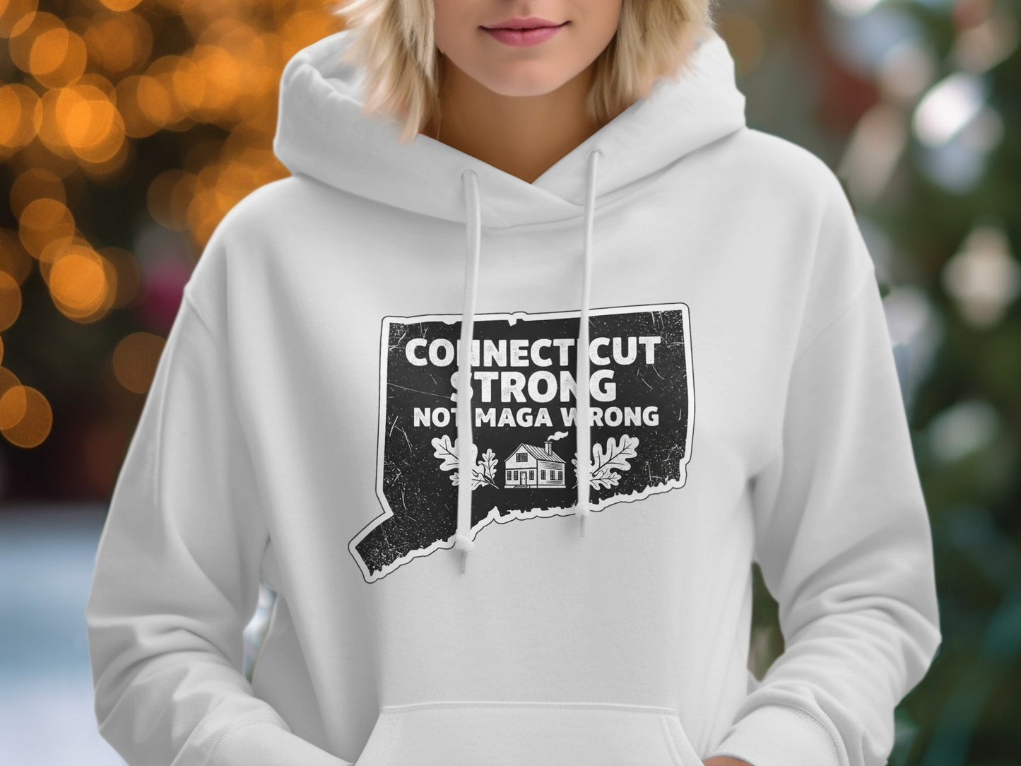 Connecticut Strong No Maga Wrong Hoodie product type