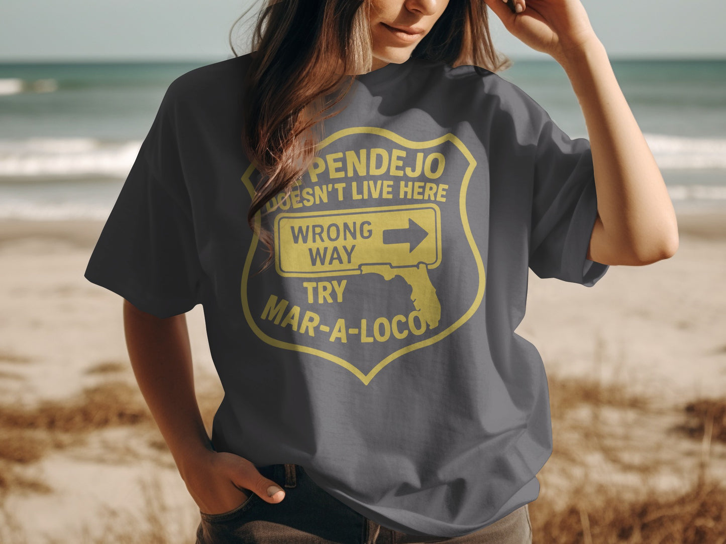 Try Mar-a-Loco Doesn't Live Here T-Shirt product type